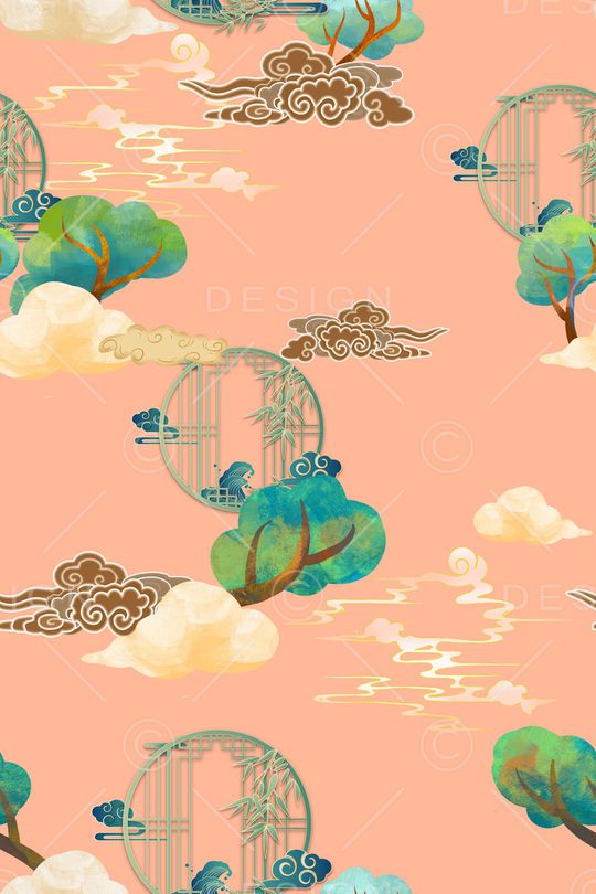 民族风印花花型图片
