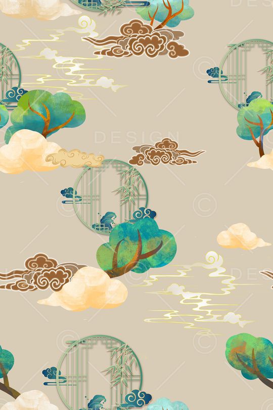 民族风印花花型图片