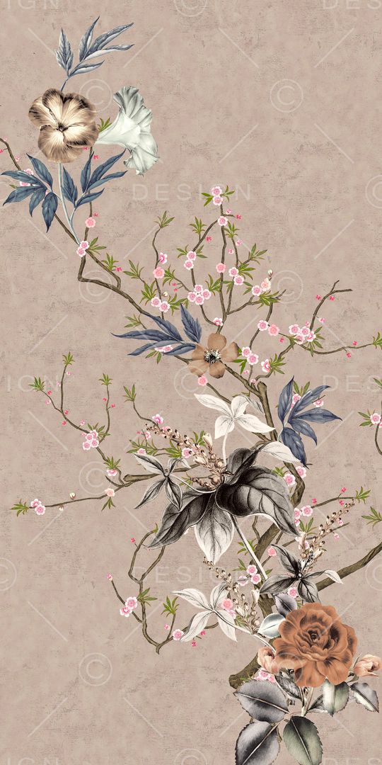 花卉印花花型图片