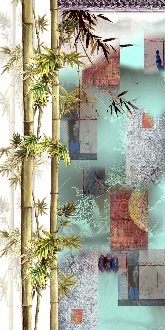 中国风印花花型图片