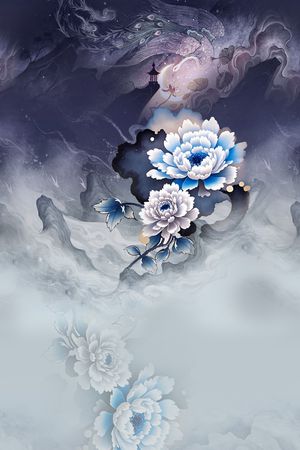 大花印花花型图片