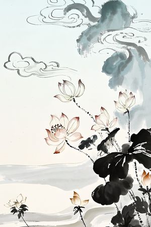 中国风印花花型图片