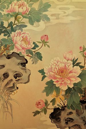 中国风印花花型图片