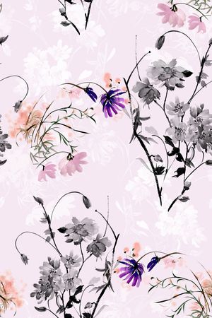 花卉印花花型图片