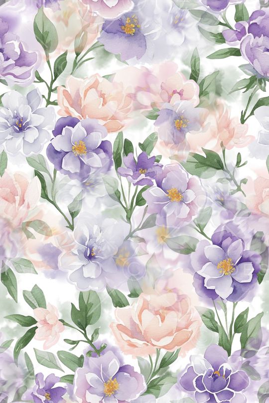 花卉印花花型图片
