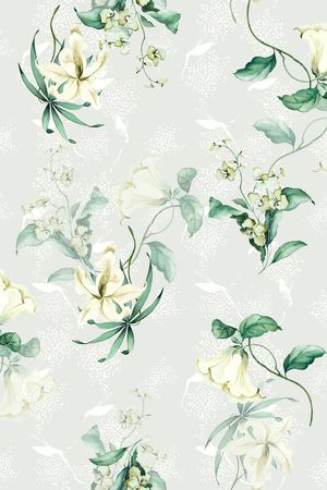 影花印花花型图片