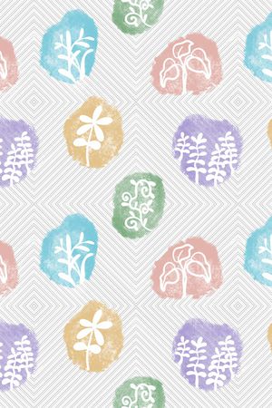 趣味印花花型图片