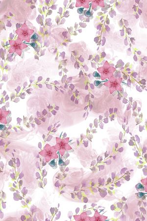 花卉印花花型图片