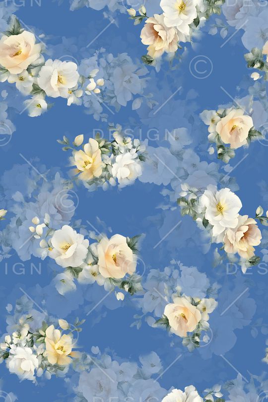 影花印花花型图片