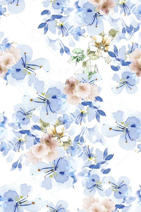 花卉印花花型图片