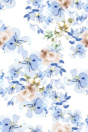 花卉印花花型图片