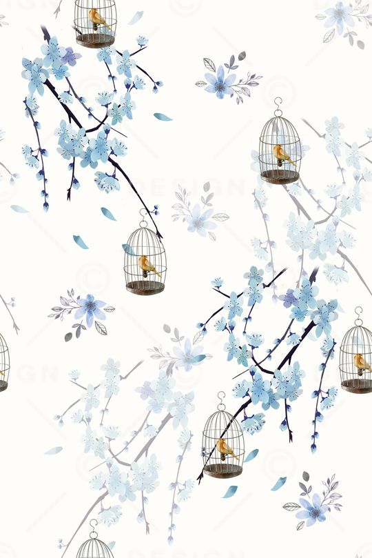 小碎花印花花型图片