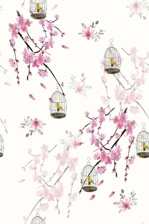 花卉印花花型图片