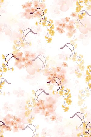花卉印花花型图片