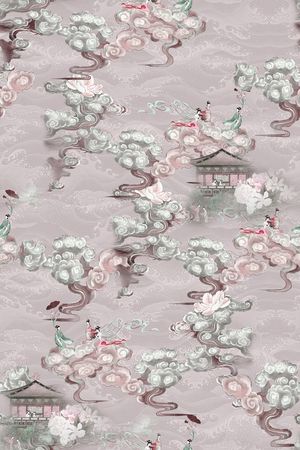 中国风印花花型图片