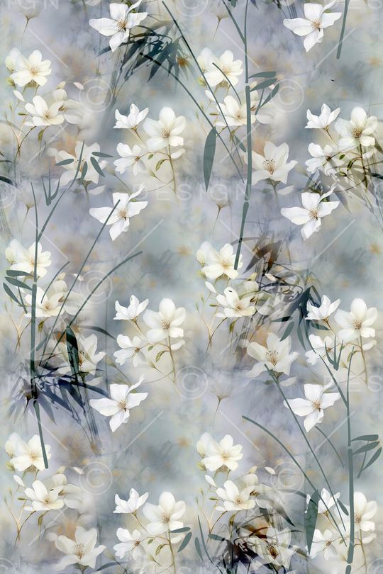 花卉印花花型图片