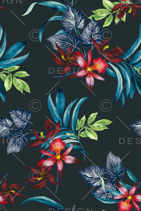 花卉印花花型图片