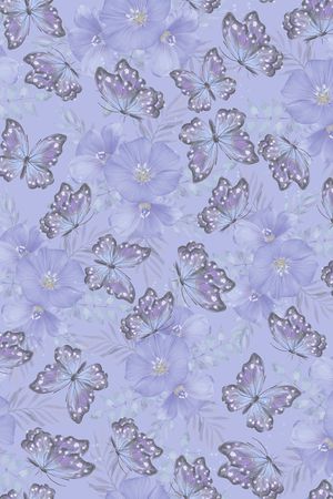 花卉印花花型图片
