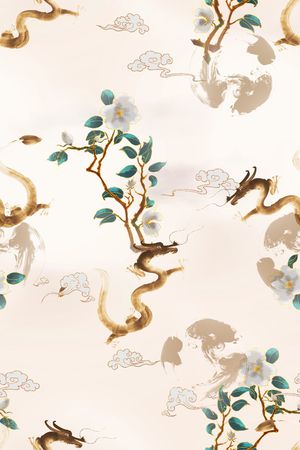 花卉印花花型图片