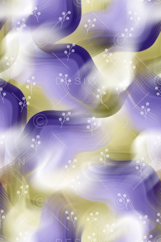 满版散花印花花型图片