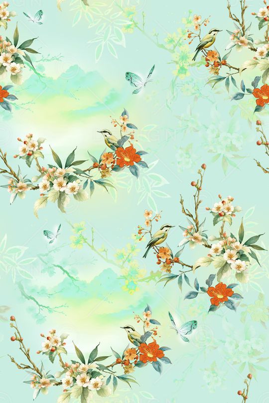 印花花型图片