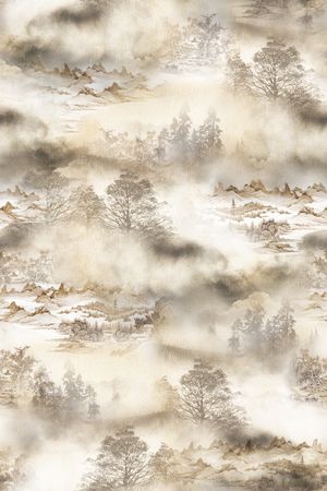 中国风印花花型图片