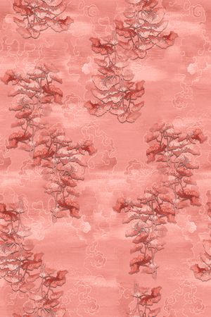 旗袍印花花型图片
