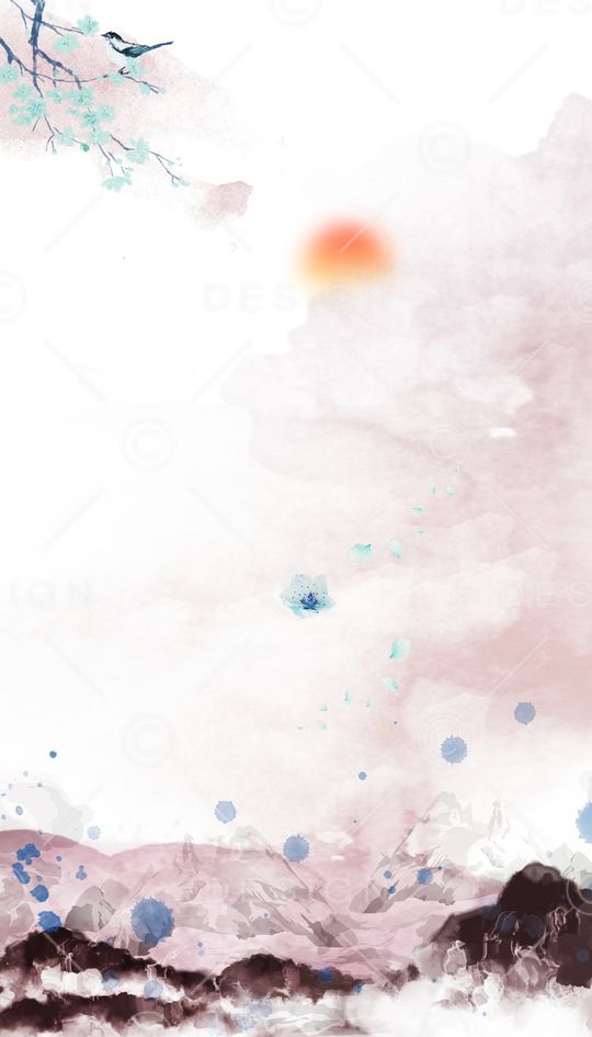 中国风印花花型图片