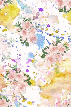 花卉印花花型图片