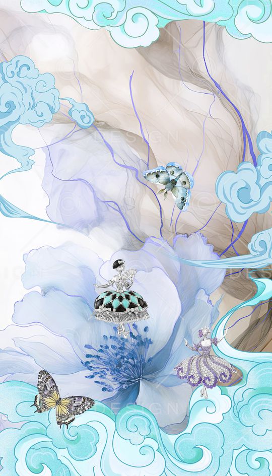 珠宝宝石印花花型图片