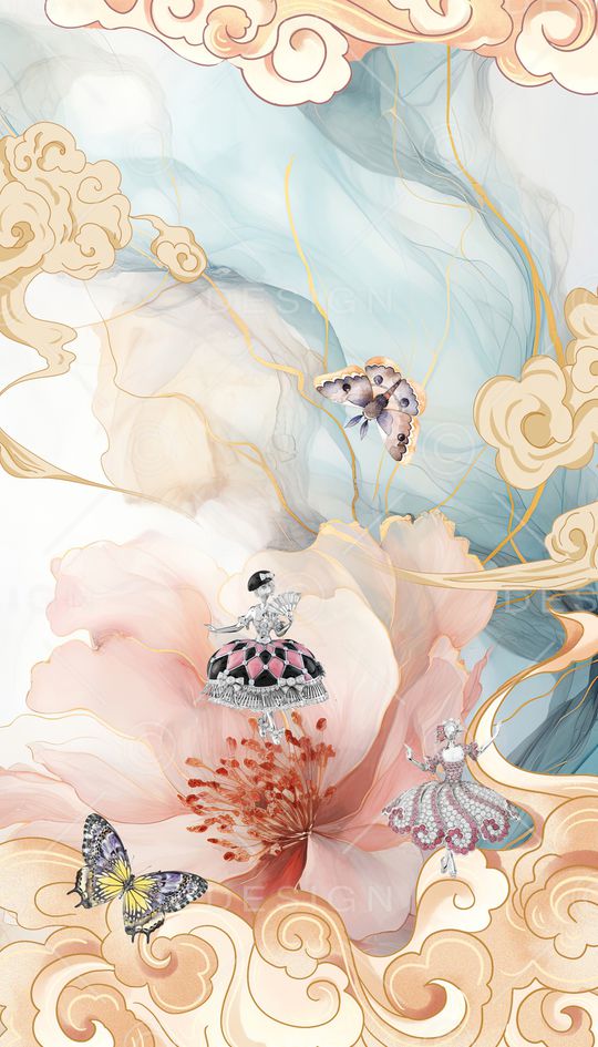 珠宝宝石印花花型图片