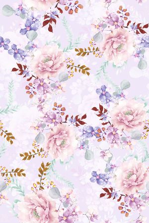 小清新印花花型图片