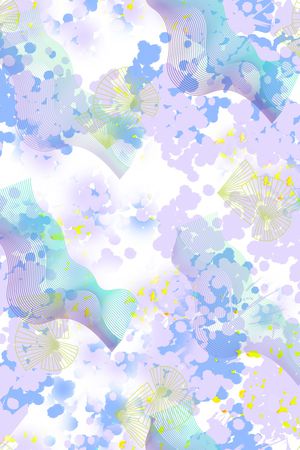 抽象印花花型图片