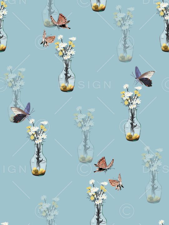 小清新印花花型图片