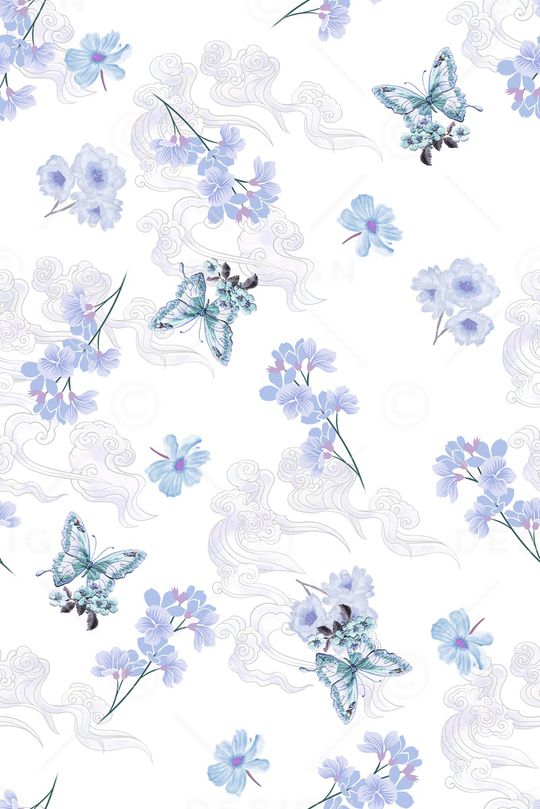 绣花花型印花花型图片