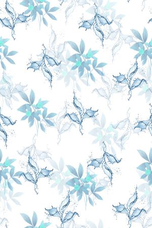 小清新印花花型图片