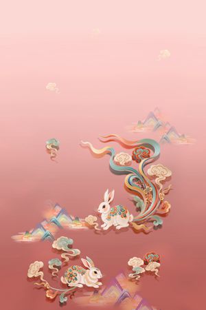 兔子印花花型图片