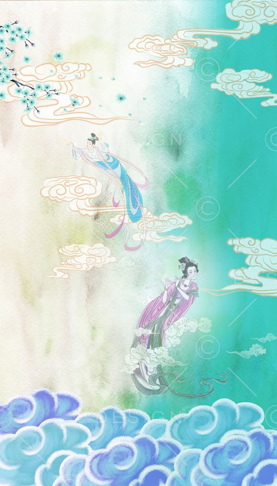 梅花印花花型图片