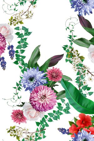 花卉印花花型图片