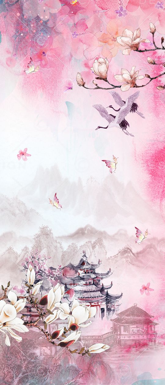 中国风印花花型图片