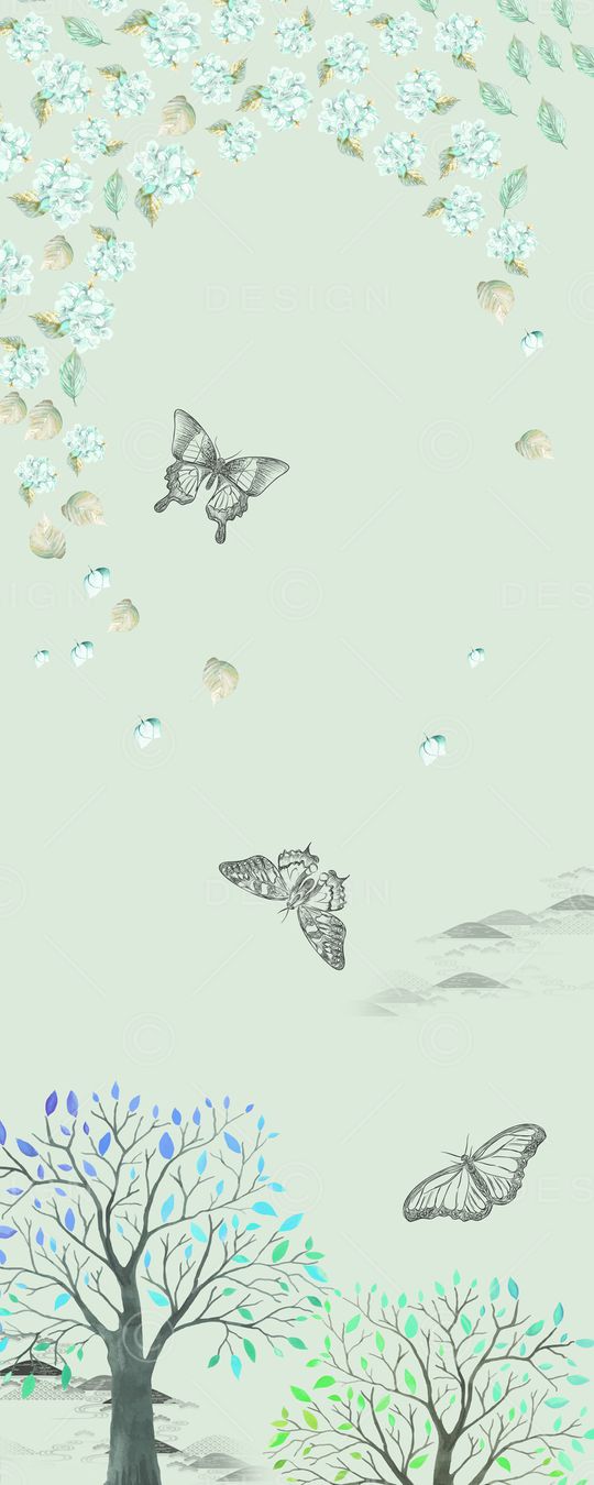 小碎花印花花型图片