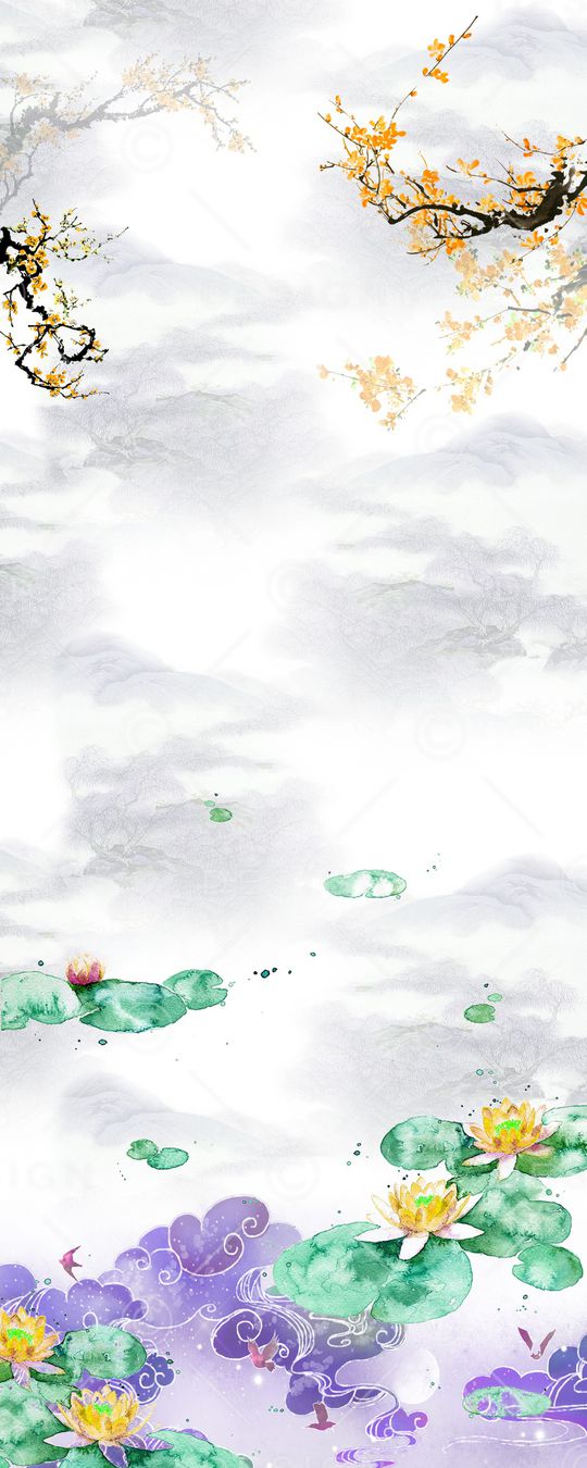 梅花印花花型图片