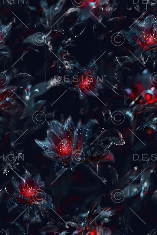 花卉印花花型图片