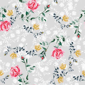 花卉印花花型图片