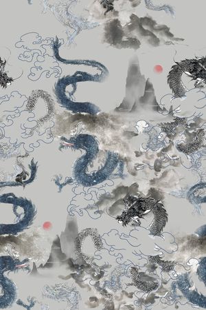 龙印花花型图片