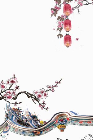 梅花印花花型图片