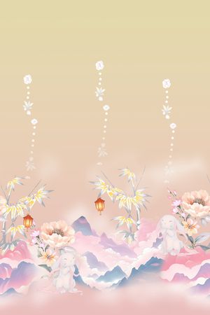 山川印花花型图片