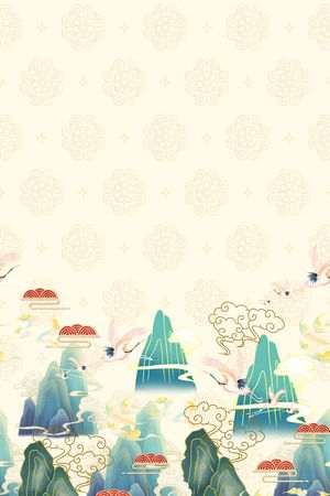 山峰印花花型图片