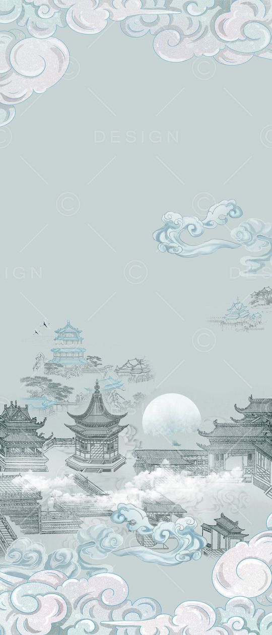晕染肌理印花花型图片