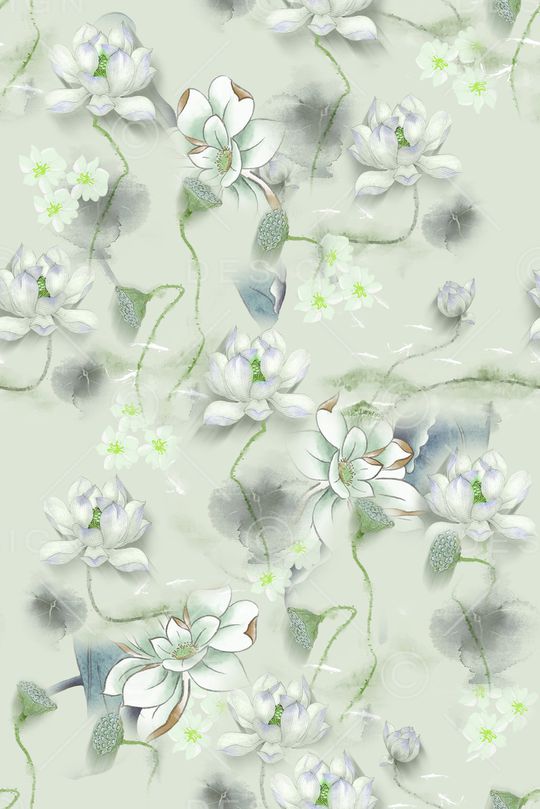 小清新印花花型图片
